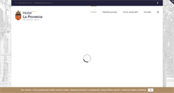 Desktop Screenshot of hotelprovence.cz